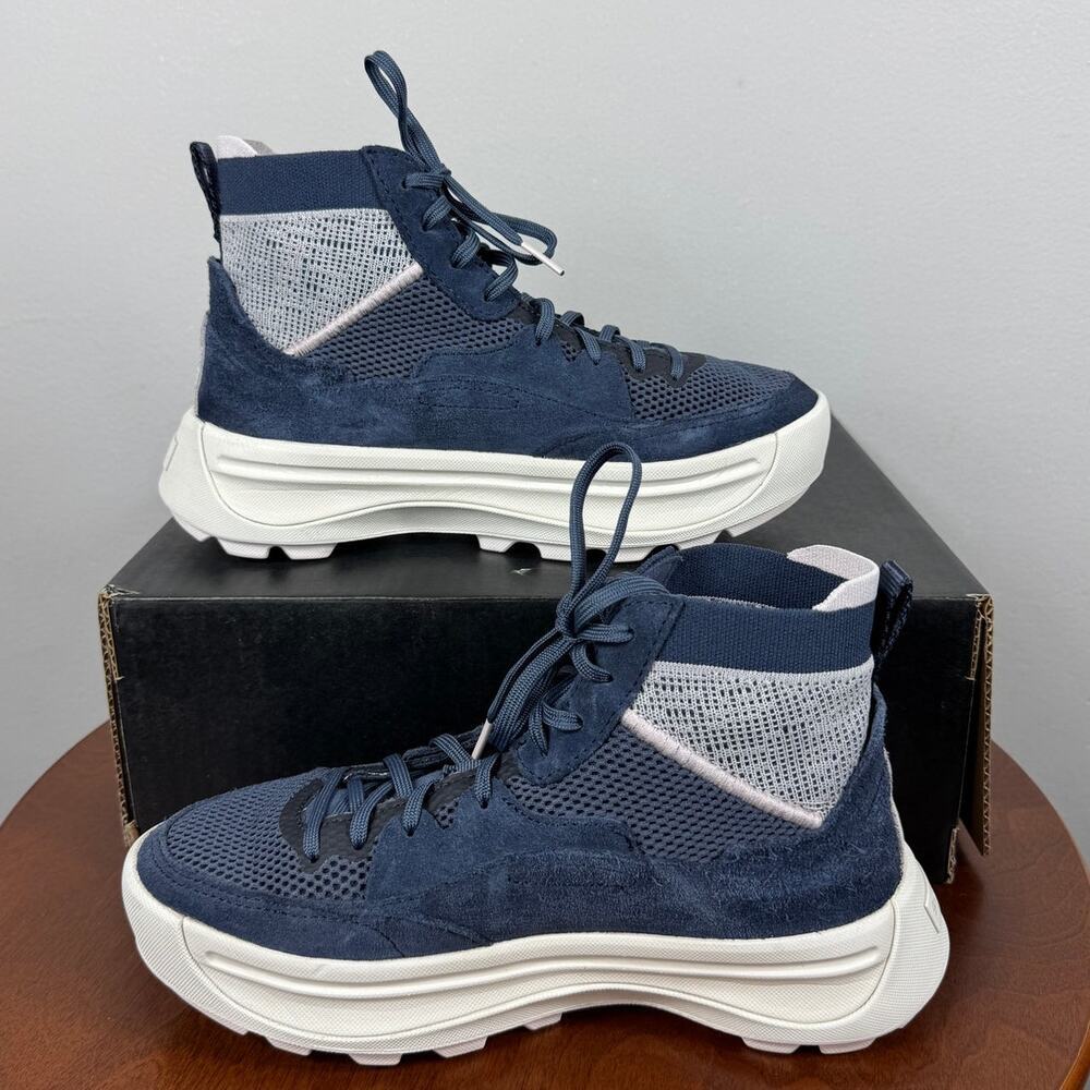 SOREL ONA 503 Mid Platform Sneaker in Blue Size 7.5 - Picture 5 of 9